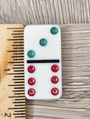 3:6 Replacement Domino Large Dot Shiny Color 1½ X ¾ X ¼ Dominoes